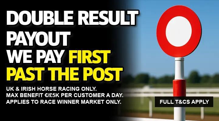 BetGoodwin Double Result Payout horse racing offer