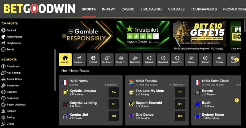 BetGoodwin sports